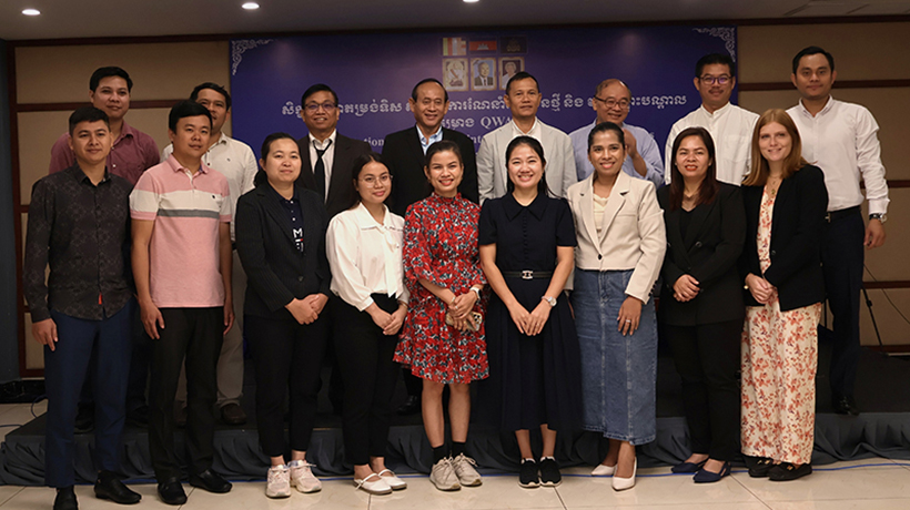 The group of QWArS II program participants poses during the kick-off meeting.